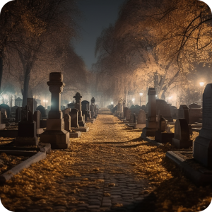 Cementerio de noche